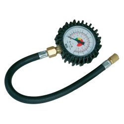 Manómetro para neumáticos 0 -10 bar / 0 -100 psi