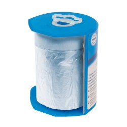 Plástico protector con cinta de pintor y dispensador 10 unidades