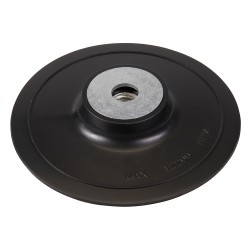 Plato de soporte ABS para discos de fibra 115 mm.