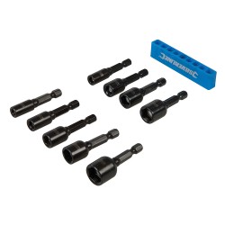 Adaptadores magnéticos para tuercas, 9 pzas. 5-12 mm.