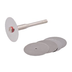 Discos de corte de acero inoxidable para herramienta rotativa, 6 pzas
