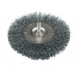 Cepillo circular 75 mm. de acero ondulado